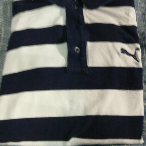 PUMA BRAND SHORT SLEEVE POLO SHIRT.LARGE - Picture 1 of 4